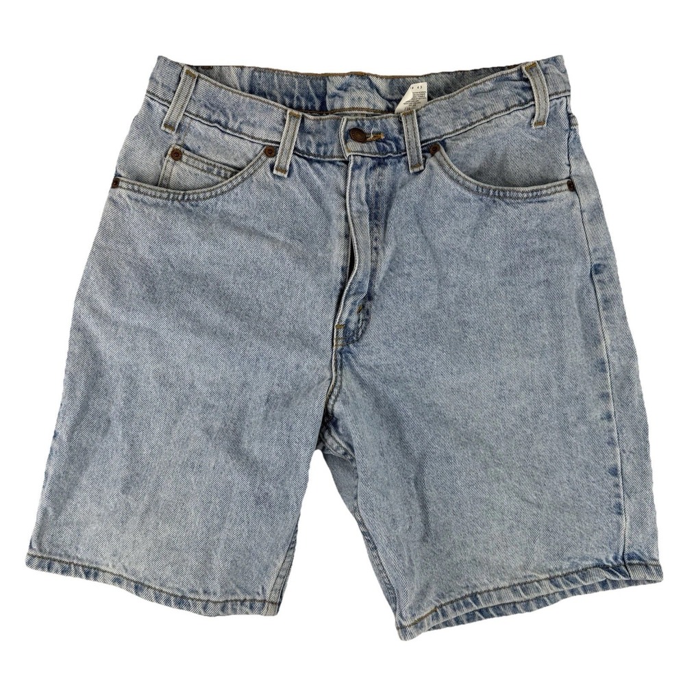 Vintage Levi's Orange Tab 550 Jean Shorts Men's Size 33 Light Blue Wash 90s
